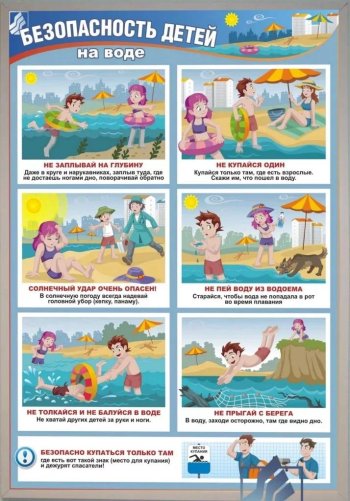 Безопасность на воде в летний период